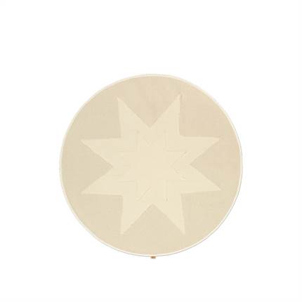 Ferm Living Vela Star christmas tree blanket - Natural 